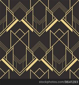 Abstract art deco geometric pattern Royalty Free Vector