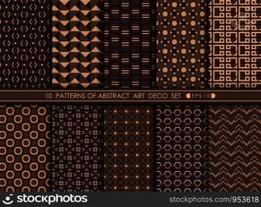 Abstract art deco pattern geometric design background. Modern decorating for luxury modern style. You can use for ad, poster, art work. vector eps10