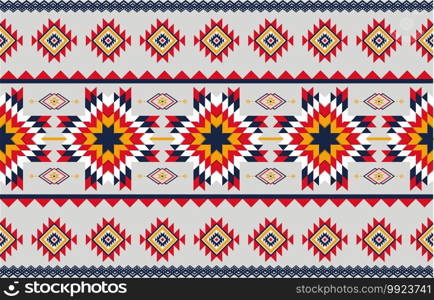 Abstract art geometric native pattern seamless vector.Repeating geometric background.Modern design trendy concept for paper, cover, fabric, interior decor and other users.