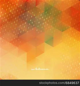Abstract autumnbackground template. And also includes EPS 10 vector