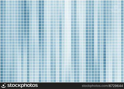 Abstract azure blue square tile vector background