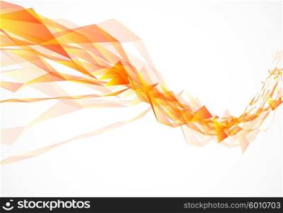 Abstract background. Abstract background in wavy style with polygons vector illustration
