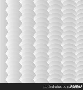 Abstract background based on circles in white and gray halftones. Vector illustration. Abstract background based on circles in white and gray halftones