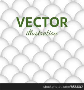 Abstract background based on circles in white and gray halftones. Vector illustration. Abstract background based on circles in white and gray halftones