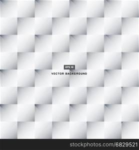 Abstract background black and white square pattern vector