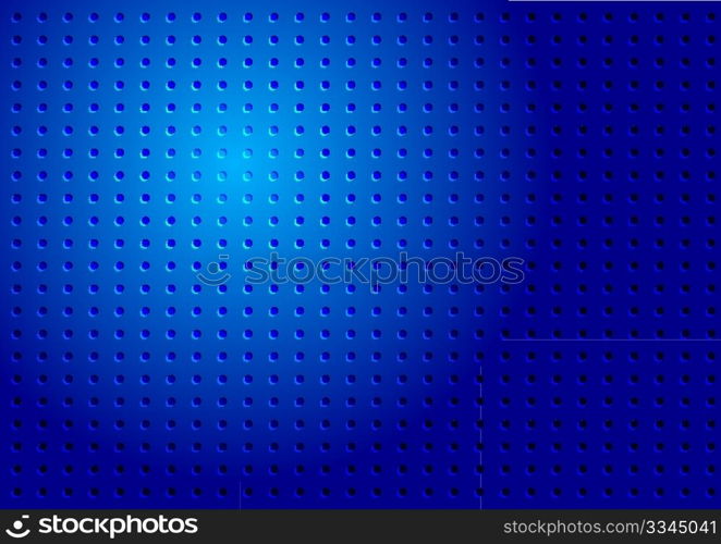 Abstract Background - Blue Abstract Metallic Perforated Texture