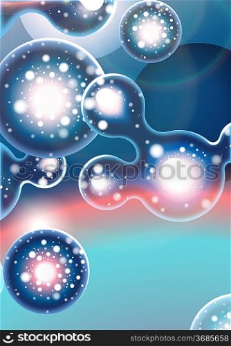 abstract background blue and red light 10 eps