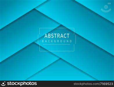 Abstract background blue geometric on overlap. For texture and pattern message board for text and message design modern website. Vector illustration