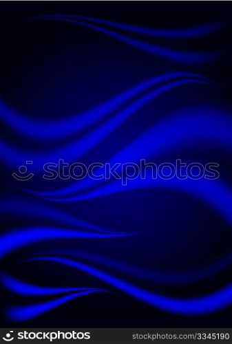Abstract Background - Blue Rays on Black Background