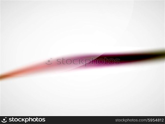 Abstract background, blurred purple wave lines in the air. Presentation or advertising layout design template