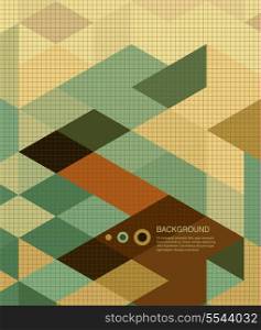 Abstract Background /book cover/retro mosaic brochure or banner