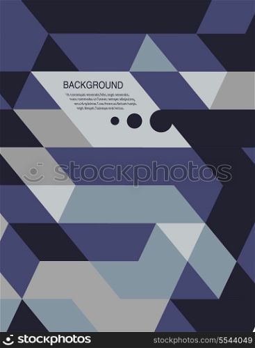 Abstract Background /book cover/retro mosaic brochure or banner