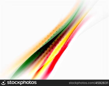 Abstract background, colorful shiny blurred lines with light effects