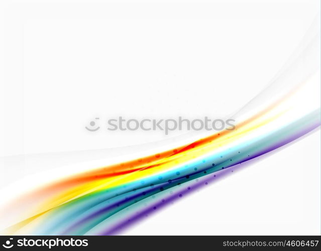 Abstract background, colorful shiny blurred lines with light effects