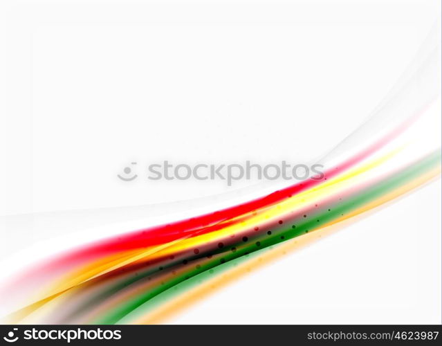 Abstract background, colorful shiny blurred lines with light effects