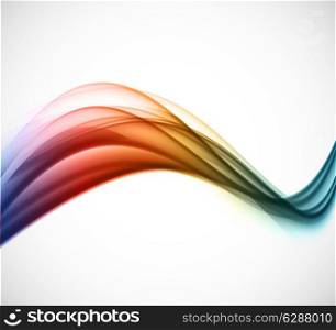 Abstract background colorful wave in soft style