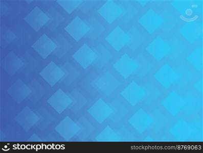 Abstract background composed of technologically themed squares gradient from light blue to dark   Vector