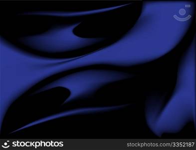 Abstract Background - Dark Violet Drapery on Black Background