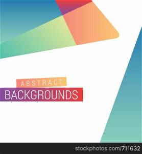 Abstract background design with creative style vector