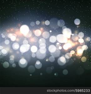Abstract background. Festive elegant abstract background with bokeh lights . Abstract defocused christmas background. Festive elegant abstract background with bokeh lights