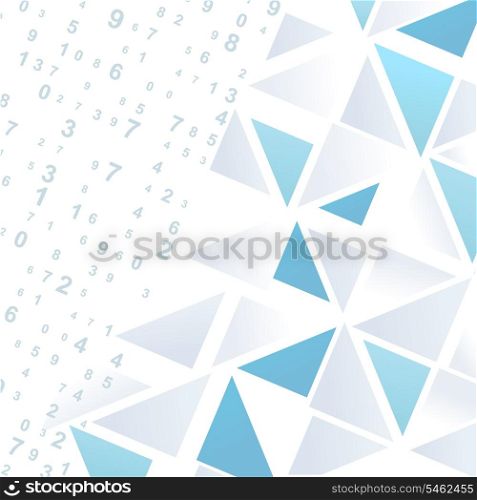 Abstract background from triangles. A vector illustration