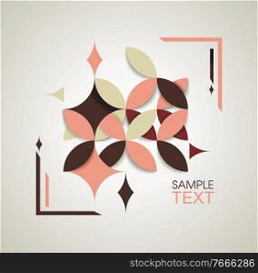 Abstract background geometric design, vector illustration.