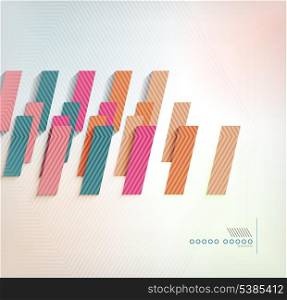 Abstract background geometric square shape