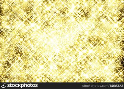 Abstract background. Golden rays of light with luminous magical dust. Glow in the dark. Flying particles of light. Vector illustration.. Abstract background. Golden rays of light with luminous magical dust. Glow in the dark. Flying particles of light. Vector illustration