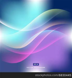 Abstract background gradient with lighting in space vector