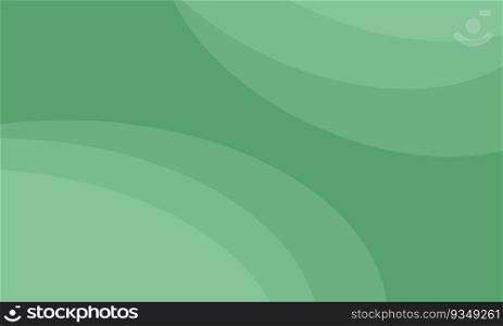 Abstract background, green waves, vector. Colored background with waves.