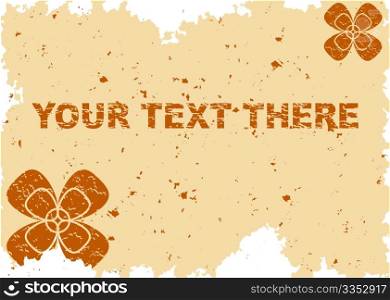 Abstract background. Grunge frame for your text. Vector illustration.