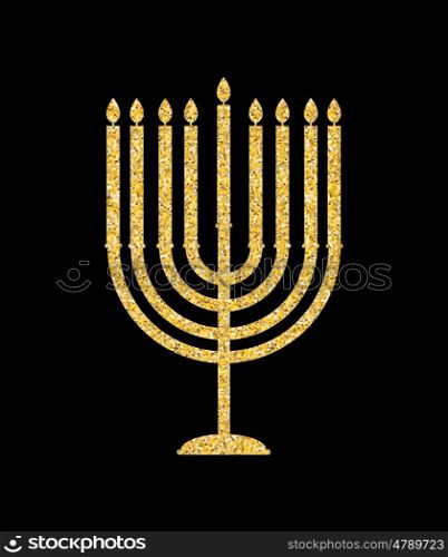 Abstract Background Happy Hanukkah, Jewish Holiday. Vector Illustration EPS10