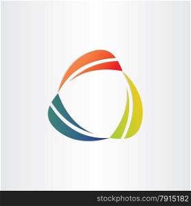 abstract background icon colorful circle design element