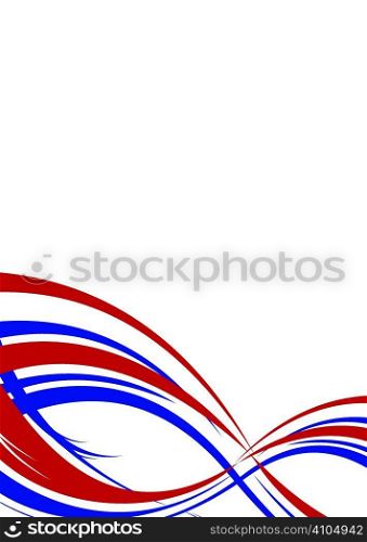 Abstract background in red white and blue us colors