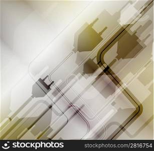 Abstract Background in techno style