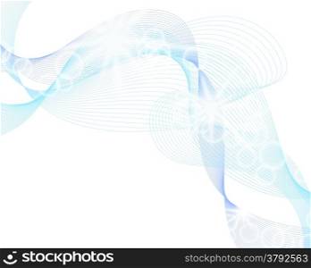 Abstract background in water wave style. Vector illustration with transparency and meshes EPS 10.