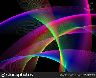 abstract background, light show, place for text