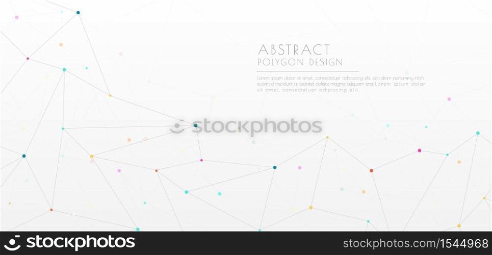 Abstract background line pattern polygon style colorful sphere style. vector illustration.