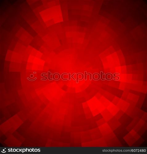 Abstract background made of shiny mosaic pattern. Disco style. For design party flyer, leaflet and nightclub poster. Red color