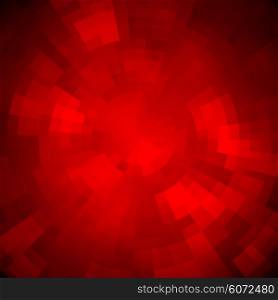 Abstract background made of shiny mosaic pattern. Disco style. For design party flyer, leaflet and nightclub poster. Red color