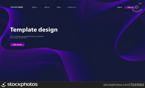 Abstract background modern design. Landing Page. Template for websites or apps.Vector. - Vector