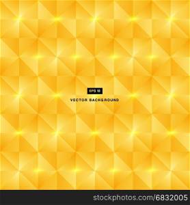 Abstract background modern luxury gold square pattern vector