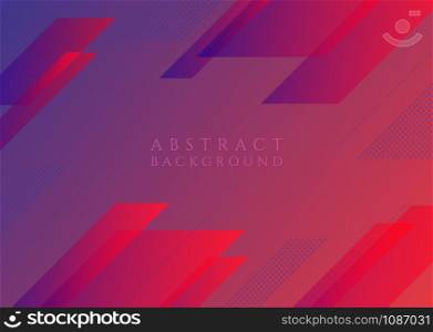 Abstract background modern shape and line style halftone colorful. vector illustration