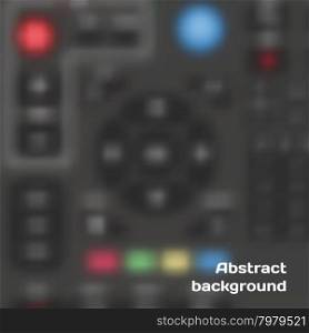 Abstract background of blurred control TV