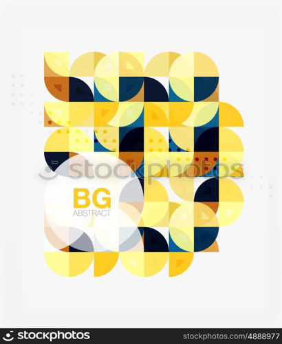 Abstract background of circle elements. Vector template background for workflow layout, diagram, number options or web design