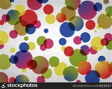 Abstract background of colorful circle pattern, vector eps10