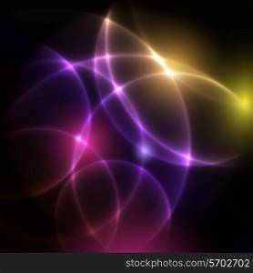Abstract background of colourful circle design