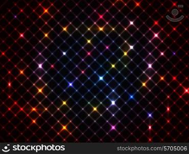 Abstract background of colourful style lights design