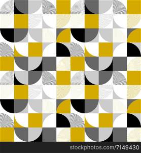 Abstract Background of different Geometric shapes. Abstract Background in modern simple flat design. Simple Geometric shapes. Vector Illustration