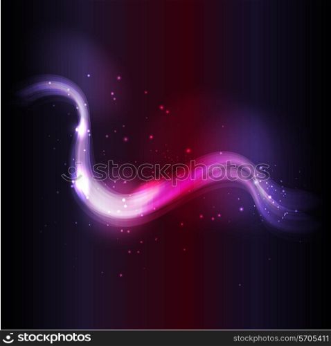 Abstract background of glowing lines and lights